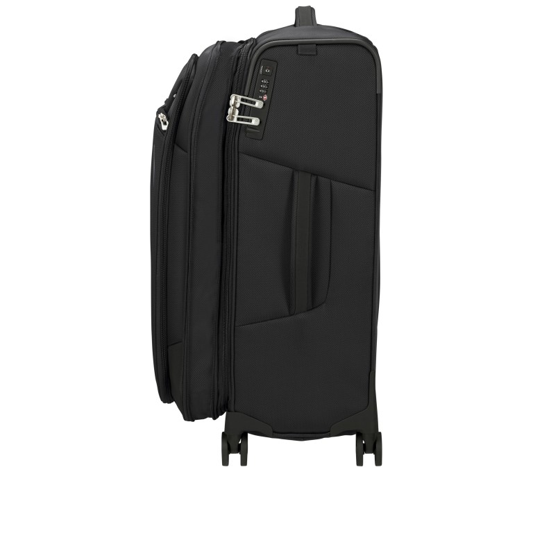 Koffer Respark Spinner 67 erweiterbar auf 92 Liter Ozone Black, Farbe: schwarz, Marke: Samsonite, EAN: 5400520165459, Abmessungen in cm: 43x67x29, Bild 4 von 17