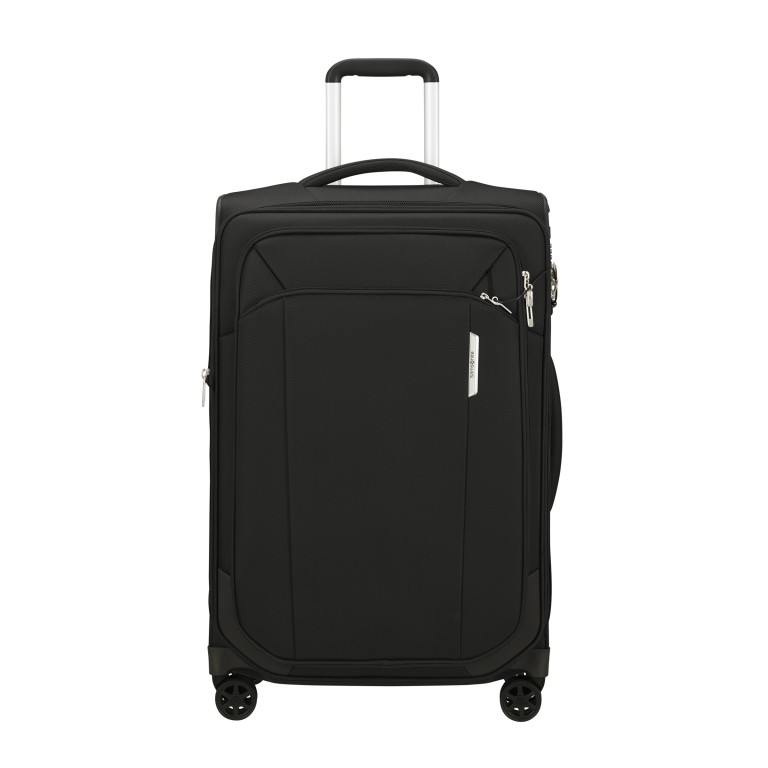 Koffer Respark Spinner 67 erweiterbar auf 92 Liter Ozone Black, Farbe: schwarz, Marke: Samsonite, EAN: 5400520165459, Abmessungen in cm: 43x67x29, Bild 1 von 17