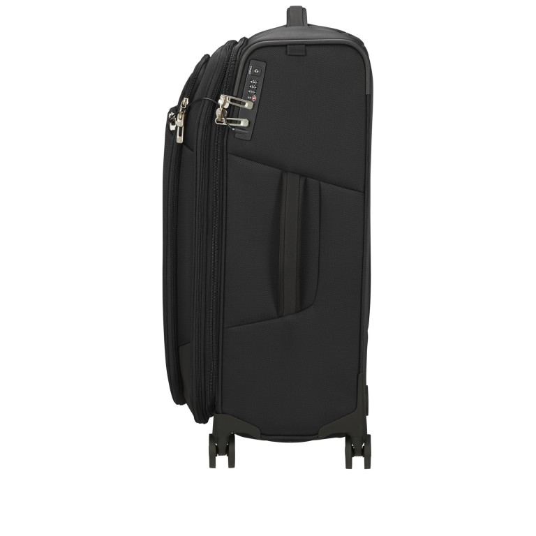 Koffer Respark Spinner 67 erweiterbar auf 92 Liter Ozone Black, Farbe: schwarz, Marke: Samsonite, EAN: 5400520165459, Abmessungen in cm: 43x67x29, Bild 3 von 17