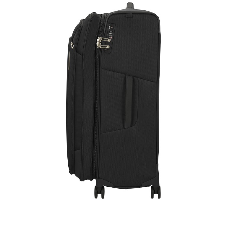 Koffer Respark Spinner 79 erweiterbar auf 140 Liter Ozone Black, Farbe: schwarz, Marke: Samsonite, EAN: 5400520165480, Abmessungen in cm: 48x79x31, Bild 4 von 17
