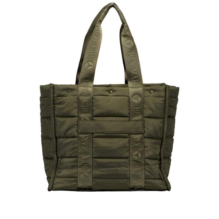 Shopper Best Buddy DKLGRÜN/Forest, Farbe: grün/oliv, Marke: Hey Marly, EAN: 4262484652649, Abmessungen in cm: 41x36x18, Bild 3 von 5