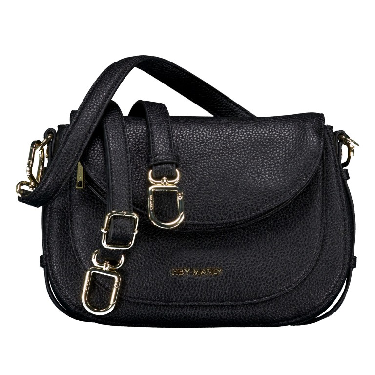Umhängetasche Big Sister Black, Farbe: schwarz, Marke: Hey Marly, EAN: 4262484652908, Abmessungen in cm: 25x17.5x6, Bild 1 von 8