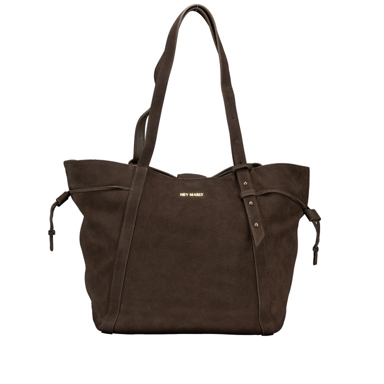 Shopper Pretty Wonder Suede M variabel in der Form DKLBRAUN/Coffee, Farbe: braun, Marke: Hey Marly, EAN: 4262484652625, Abmessungen in cm: 50x31x10, Bild 1 von 6