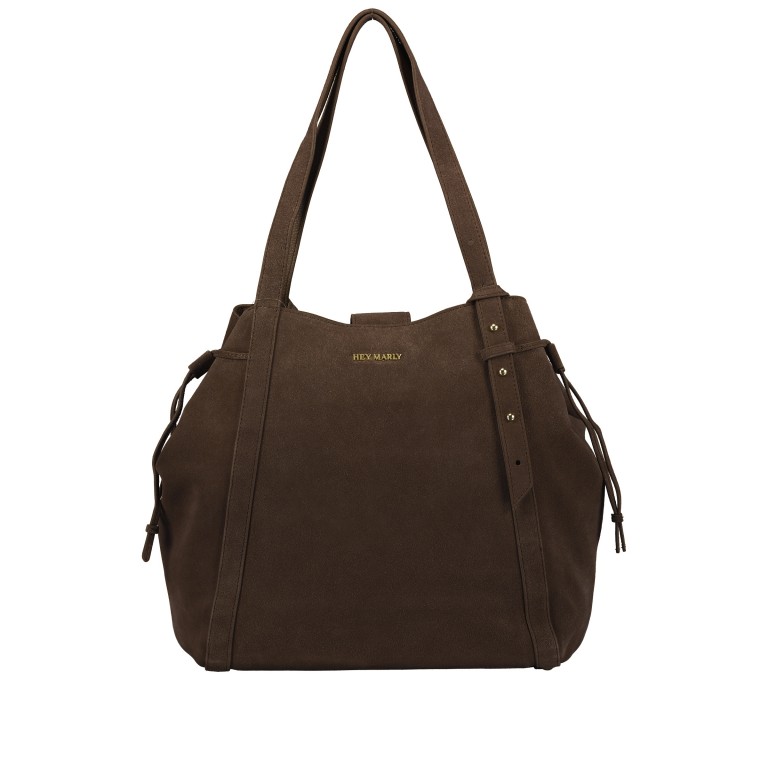 Shopper Pretty Wonder Suede M variabel in der Form DKLBRAUN/Coffee, Farbe: braun, Marke: Hey Marly, EAN: 4262484652625, Abmessungen in cm: 50x31x10, Bild 2 von 6