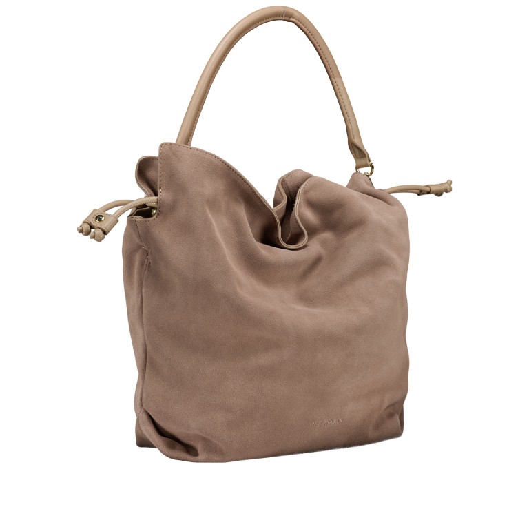 Umhängetasche Cool Companion Suede M mit herausnehmbarem Beutel TAUPE/Mocha, Farbe: taupe/khaki, Marke: Hey Marly, EAN: 4262484652755, Abmessungen in cm: 24x38x18, Bild 2 von 6