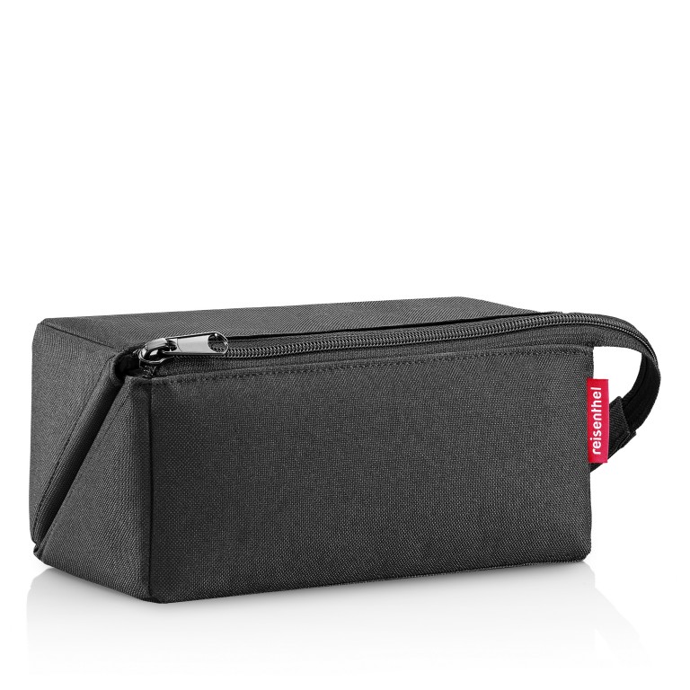 Kulturbeutel Foldcase Black, Farbe: schwarz, Marke: Reisenthel, EAN: 4012013744402, Abmessungen in cm: 23x11x11, Bild 2 von 3