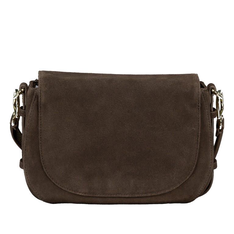 Umhängetasche Big Sister Suede Coffee, Farbe: braun, Marke: Hey Marly, EAN: 4262484652939, Abmessungen in cm: 25x17.5x6, Bild 3 von 8