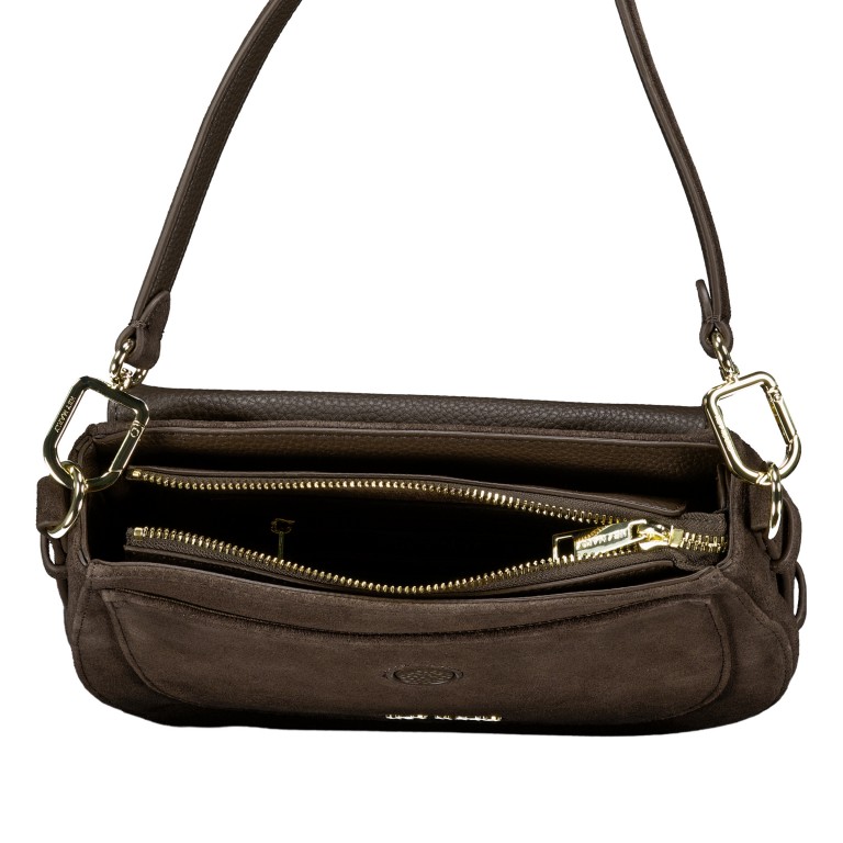 Umhängetasche Big Sister Suede Coffee, Farbe: braun, Marke: Hey Marly, EAN: 4262484652939, Abmessungen in cm: 25x17.5x6, Bild 8 von 8