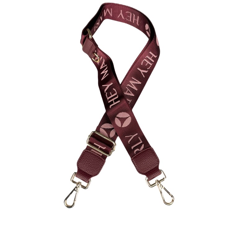 Schulterriemen Signature Strap Berry, Farbe: rot/weinrot, Marke: Hey Marly, EAN: 4262484652694, Bild 1 von 7