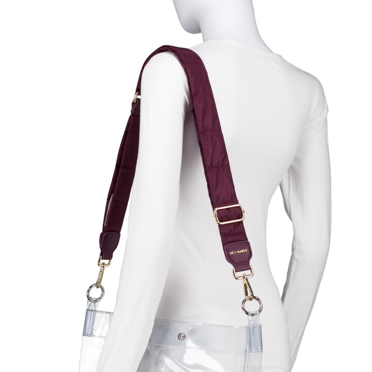 Schulterriemen Puffy Strap Berry, Farbe: rot/weinrot, Marke: Hey Marly, EAN: 4262484653233, Bild 2 von 2