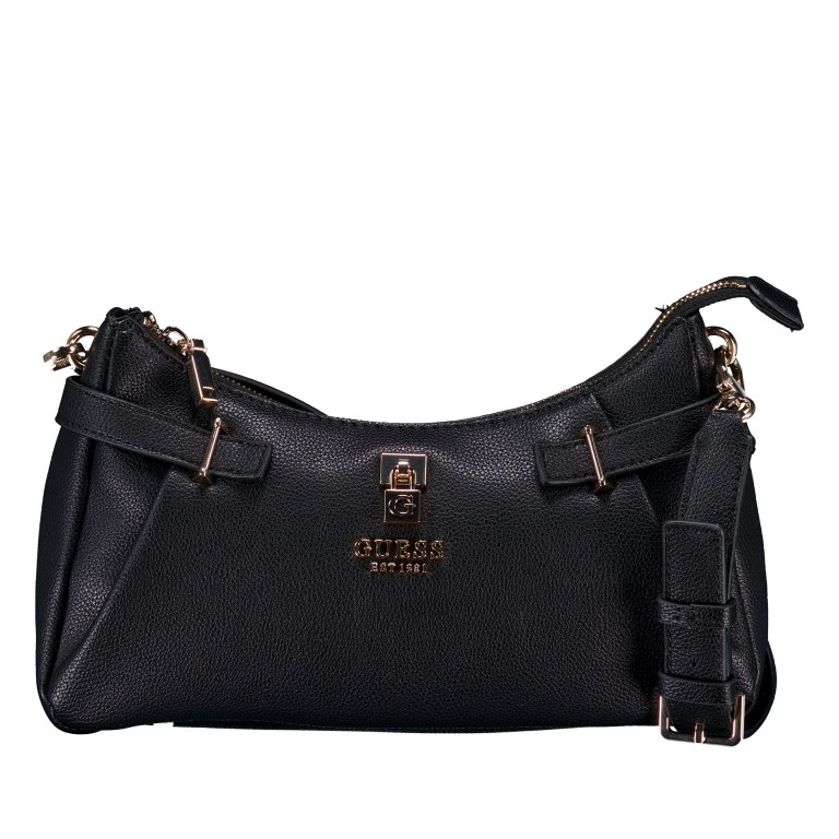 Umhängetasche Yesba Relove Recycle Black, Farbe: schwarz, Marke: Guess, EAN: 0198659025458, Abmessungen in cm: 27.5x18x9.5, Bild 1 von 5