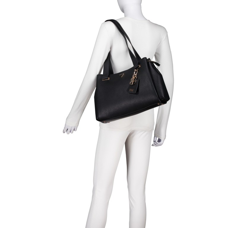 Shopper Evie Black, Farbe: schwarz, Marke: Guess, EAN: 0198659025687, Abmessungen in cm: 38.5x24x9, Bild 4 von 5