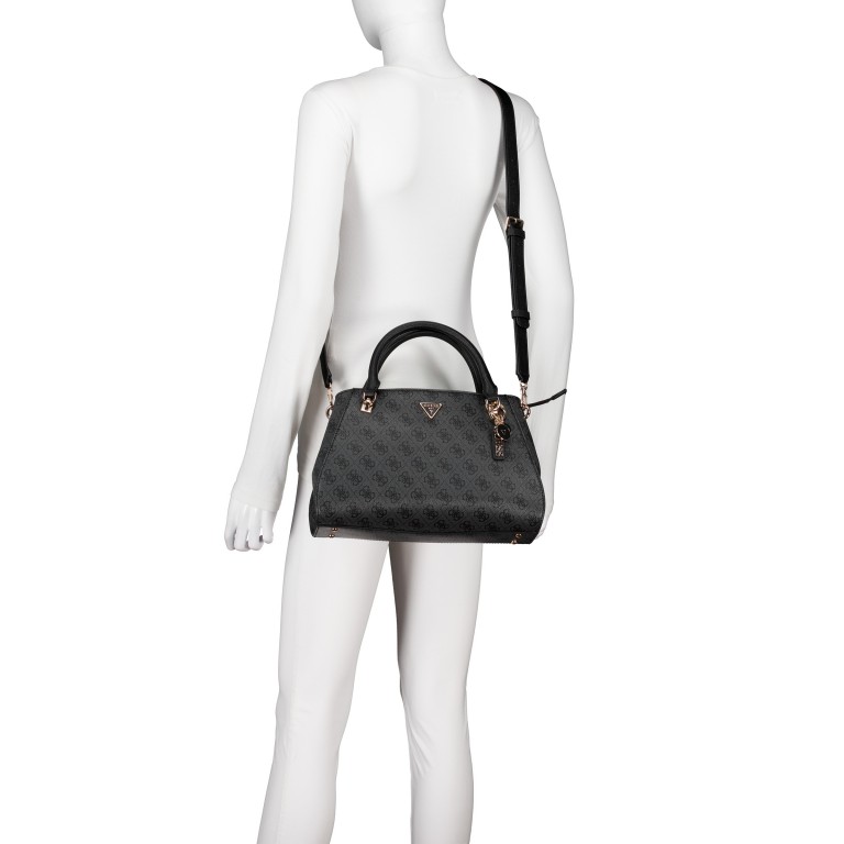 Handtasche Noelle II 4G-Logo Coal, Farbe: anthrazit, Marke: Guess, EAN: 0190231964162, Abmessungen in cm: 32x21x12, Bild 6 von 7