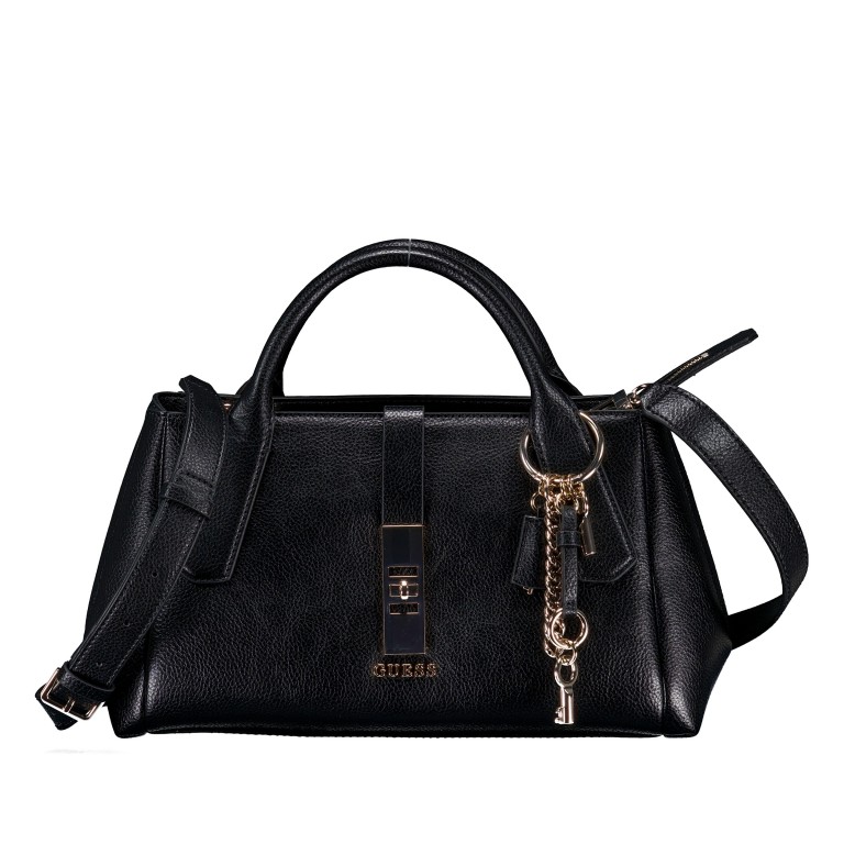 Handtasche Brooke Black, Farbe: schwarz, Marke: Guess, EAN: 0198659025809, Abmessungen in cm: 33x18.5x10, Bild 1 von 5