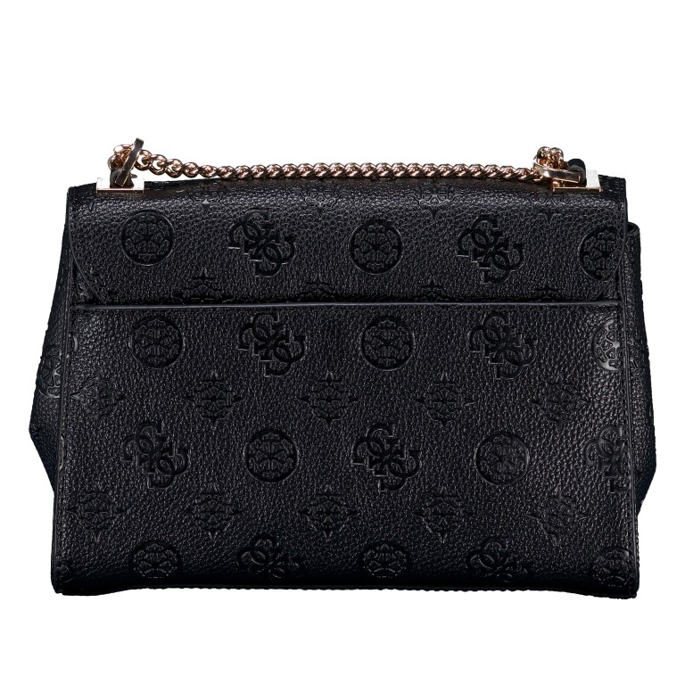 Umhängetasche Cresidia II 4G-Logo Peony Black, Farbe: schwarz, Marke: Guess, EAN: 0190231993940, Abmessungen in cm: 24x17x8.5, Bild 3 von 7