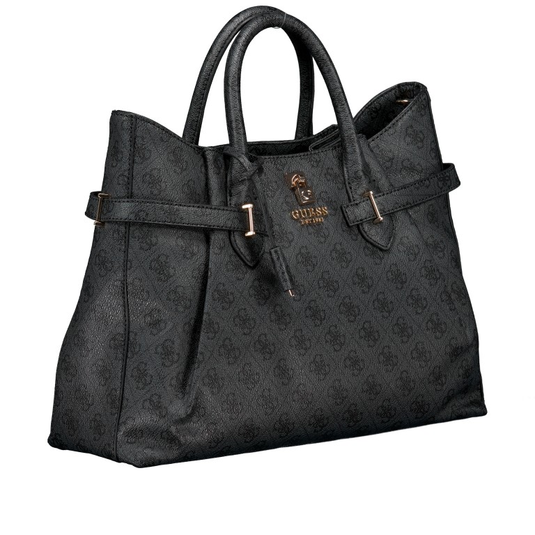 Handtasche Yesba 4G-Logo Coal, Farbe: anthrazit, Marke: Guess, EAN: 0198659028008, Abmessungen in cm: 38x29.5x12, Bild 2 von 7