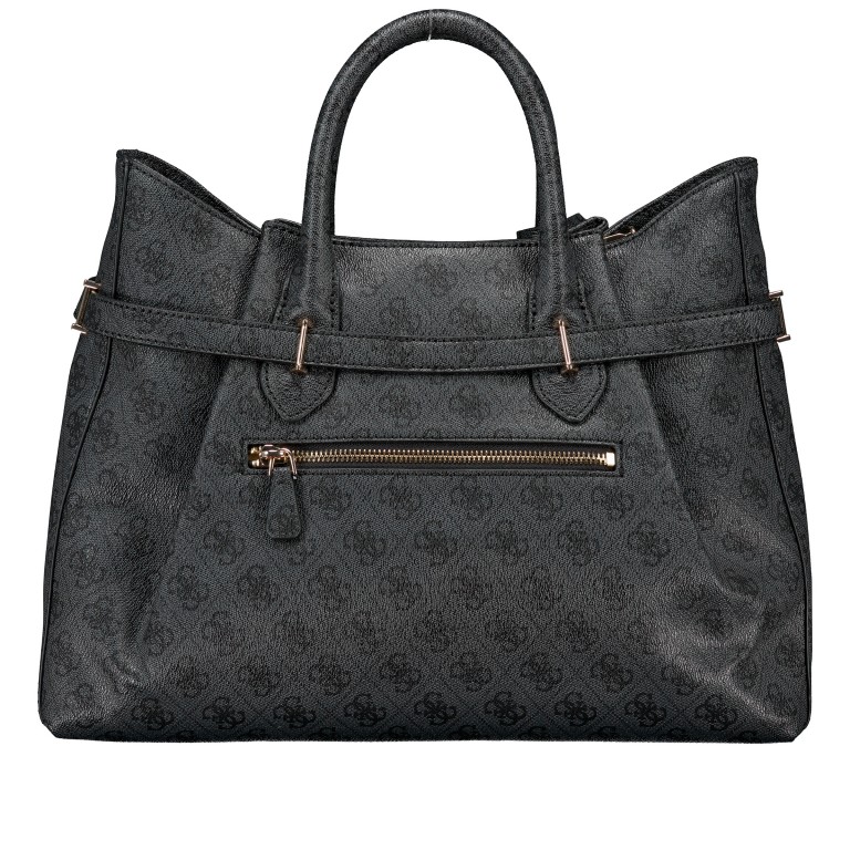 Handtasche Yesba 4G-Logo Coal, Farbe: anthrazit, Marke: Guess, EAN: 0198659028008, Abmessungen in cm: 38x29.5x12, Bild 3 von 7