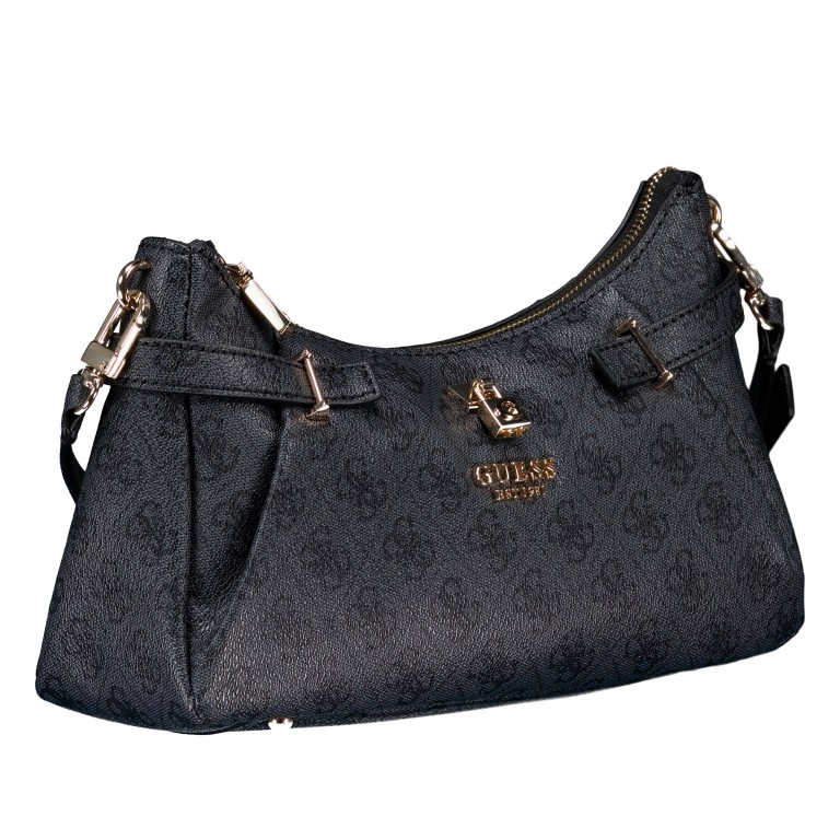 Umhängetasche Yesba 4G-Logo Coal, Farbe: anthrazit, Marke: Guess, EAN: 0198659028046, Abmessungen in cm: 27.5x18x9.5, Bild 2 von 5