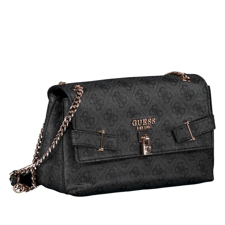 Umhängetasche Yesba 4G-Logo Coal, Farbe: anthrazit, Marke: Guess, EAN: 0198659028060, Abmessungen in cm: 23.5x15x10.5, Bild 2 von 7