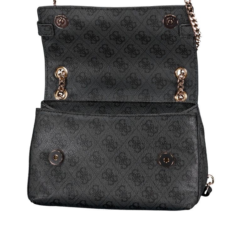 Umhängetasche Yesba 4G-Logo Coal, Farbe: anthrazit, Marke: Guess, EAN: 0198659028060, Abmessungen in cm: 23.5x15x10.5, Bild 7 von 7