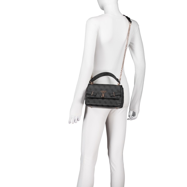 Umhängetasche Yesba 4G-Logo Coal, Farbe: anthrazit, Marke: Guess, EAN: 0198659028060, Abmessungen in cm: 23.5x15x10.5, Bild 6 von 7