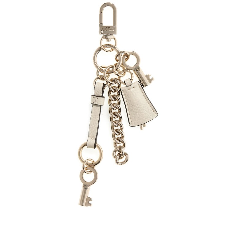 Schlüsselanhänger Keychains Gifting Off White, Farbe: beige, Marke: Guess, EAN: 0198659029579, Abmessungen in cm: 5x24x1.5, Bild 2 von 3
