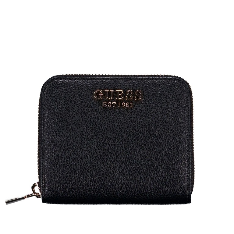 Geldbörse Laurel II Black, Farbe: schwarz, Marke: Guess, EAN: 0190231966425, Abmessungen in cm: 11x9.5x2.5, Bild 1 von 4