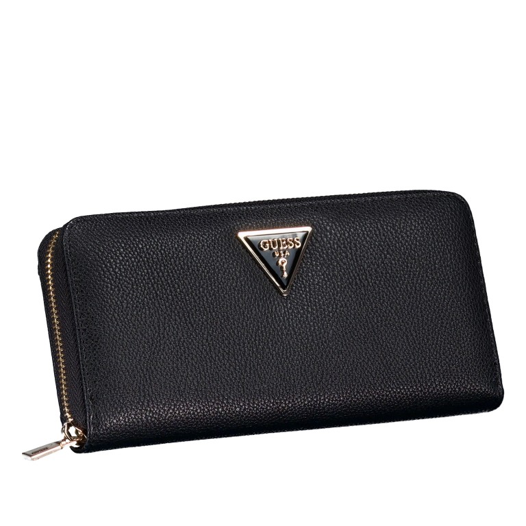 Geldbörse Laurel II mit Griffschlaufe Black, Farbe: schwarz, Marke: Guess, EAN: 0190231967729, Abmessungen in cm: 20.5x10x2.8, Bild 2 von 5