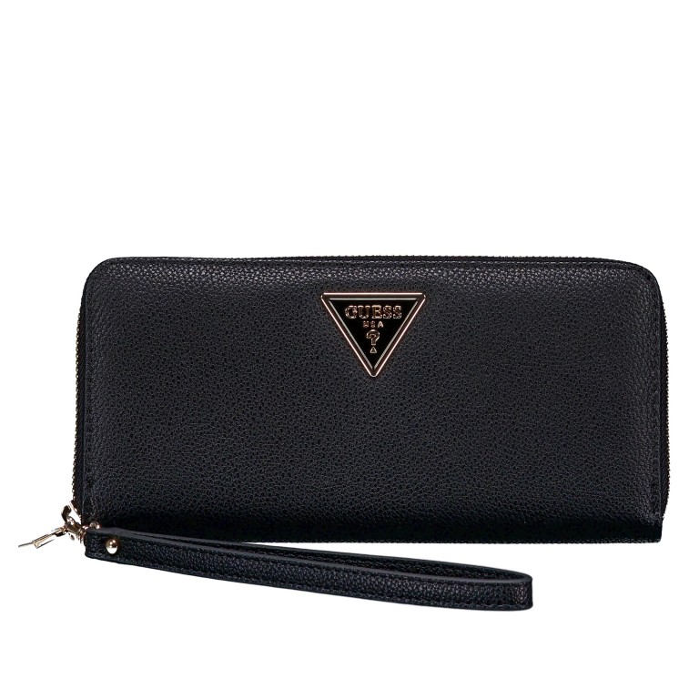 Geldbörse Laurel II mit Griffschlaufe Black, Farbe: schwarz, Marke: Guess, EAN: 0190231967729, Abmessungen in cm: 20.5x10x2.8, Bild 1 von 5