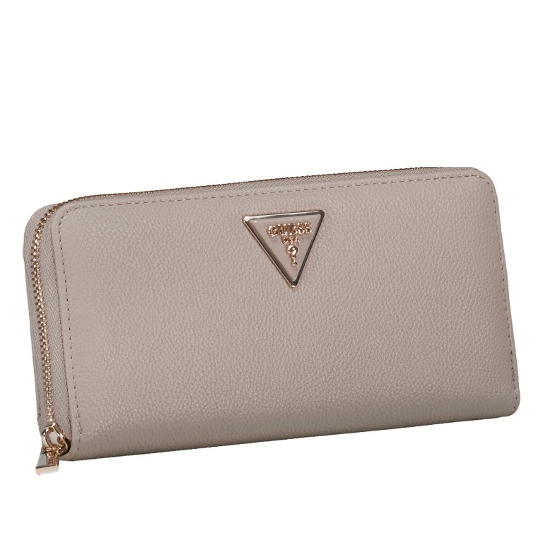 Geldbörse Laurel II mit Griffschlaufe Dark Taupe, Farbe: taupe/khaki, Marke: Guess, EAN: 0198659025328, Abmessungen in cm: 20.5x10x2.8, Bild 2 von 5