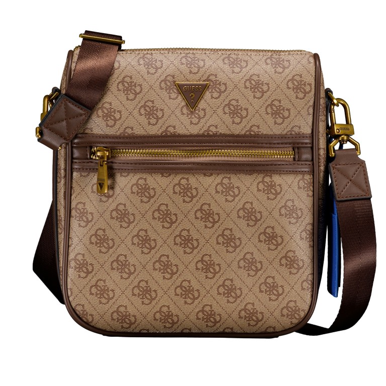 Umhängetasche Milano 4G-Logo Beige Brown, Farbe: braun, Marke: Guess, EAN: 7621806188346, Abmessungen in cm: 22x24x5.5, Bild 1 von 6