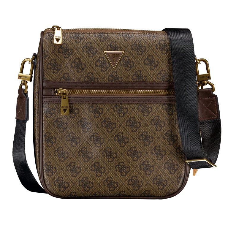 Umhängetasche Milano 4G-Logo Coffee, Farbe: grün/oliv, Marke: Guess, EAN: 7621235331719, Abmessungen in cm: 22x24x5.5, Bild 1 von 6