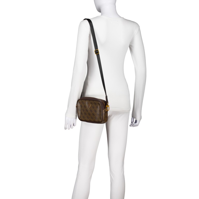 Handgelenktasche / Umhängetasche Milano Camera Bag Coffee, Farbe: grün/oliv, Marke: Guess, EAN: 7621235331757, Abmessungen in cm: 21x14x5.5, Bild 5 von 7