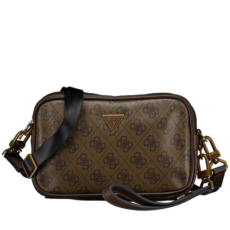 Handgelenktasche / Umhängetasche Milano Camera Bag Coffee, Farbe: grün/oliv, Marke: Guess, EAN: 7621235331757, Abmessungen in cm: 21x14x5.5, Bild 1 von 7