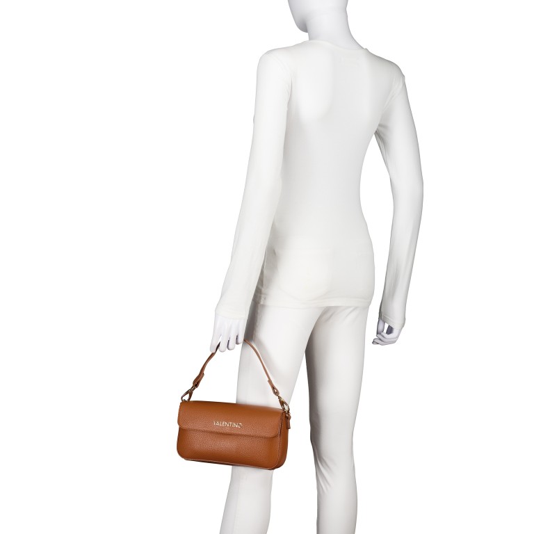 Umhängetasche Alexia Cuoio, Farbe: cognac, Marke: Valentino Bags, EAN: 8051941005557, Abmessungen in cm: 25x14x5, Bild 4 von 7