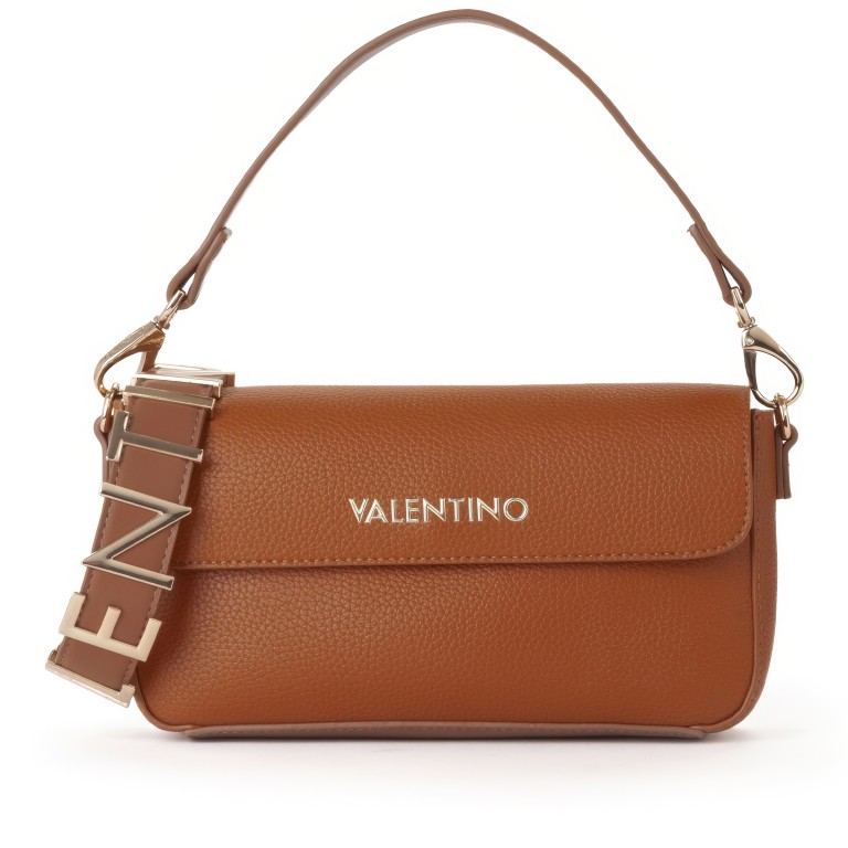 Umhängetasche Alexia Cuoio, Farbe: cognac, Marke: Valentino Bags, EAN: 8051941005557, Abmessungen in cm: 25x14x5, Bild 1 von 7