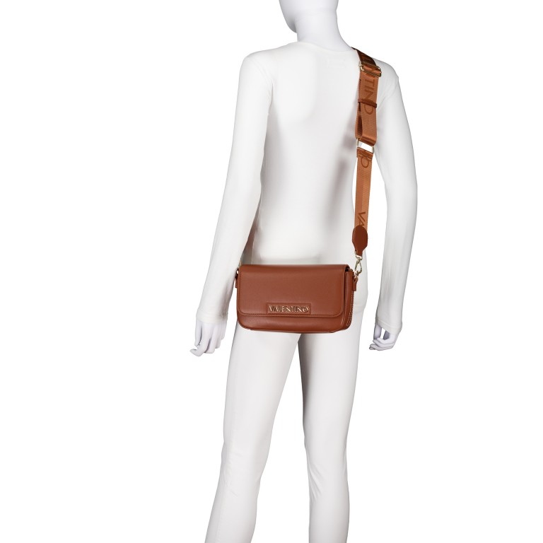 Umhängetasche Aury Relove Recycle Cuoio, Farbe: cognac, Marke: Valentino Bags, EAN: 8054942989116, Abmessungen in cm: 25x15x6, Bild 6 von 7