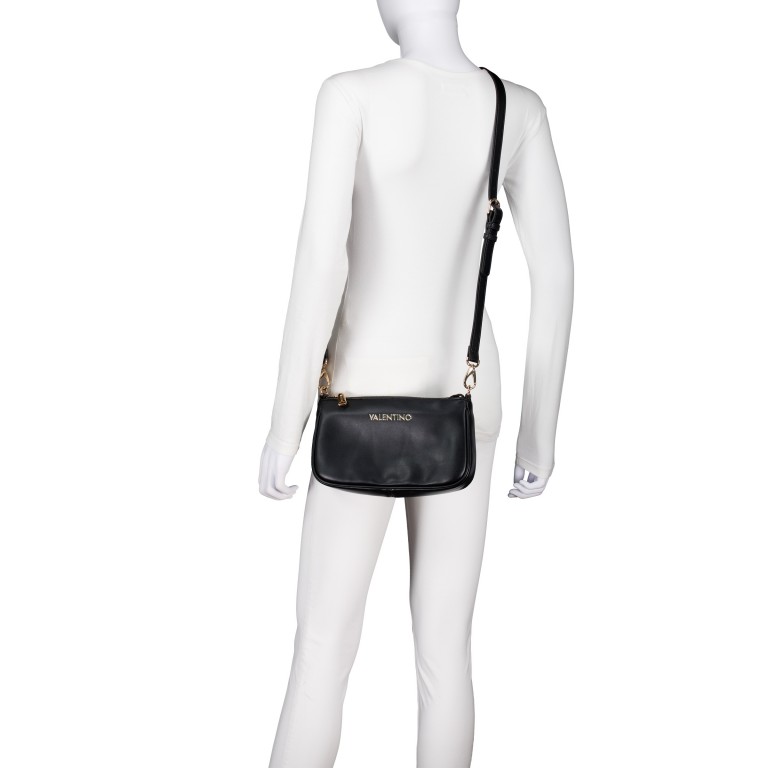 Umhängetasche Clio Relove Recycle Nero, Farbe: schwarz, Marke: Valentino Bags, EAN: 8054942989499, Abmessungen in cm: 26x14x5, Bild 7 von 8