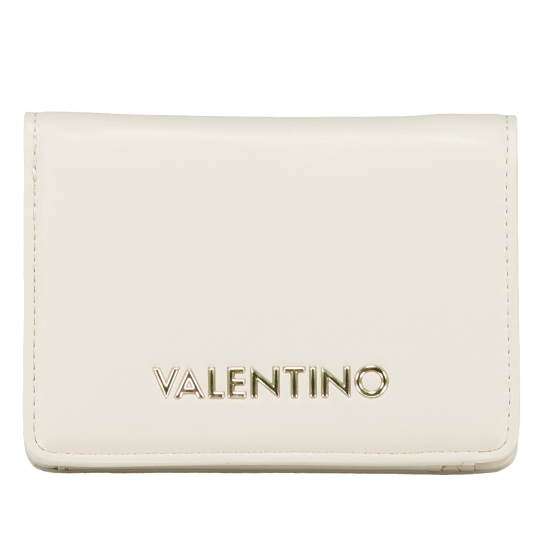 Geldbörse Clio Relove Recycle Ecru, Farbe: beige, Marke: Valentino Bags, EAN: 8051941002075, Abmessungen in cm: 12x9.5x2, Bild 1 von 4
