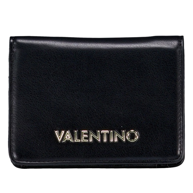 Geldbörse Clio Relove Recycle Nero, Farbe: schwarz, Marke: Valentino Bags, EAN: 8051941002037, Abmessungen in cm: 12x9.5x2, Bild 1 von 4