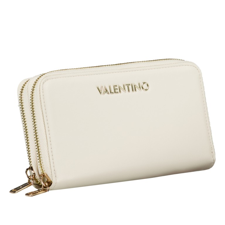 Geldbörse Clio Relove Recycle Ecru, Farbe: beige, Marke: Valentino Bags, EAN: 8051941002174, Abmessungen in cm: 18.5x11x4, Bild 2 von 4