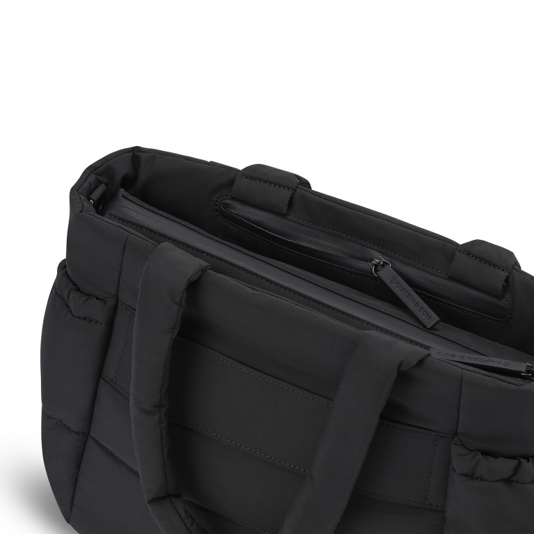 Shopper Hellvi Cloud M All Black, Farbe: schwarz, Marke: Kapten & Son, EAN: 4251145255589, Abmessungen in cm: 41.5x29x11.5, Bild 12 von 13