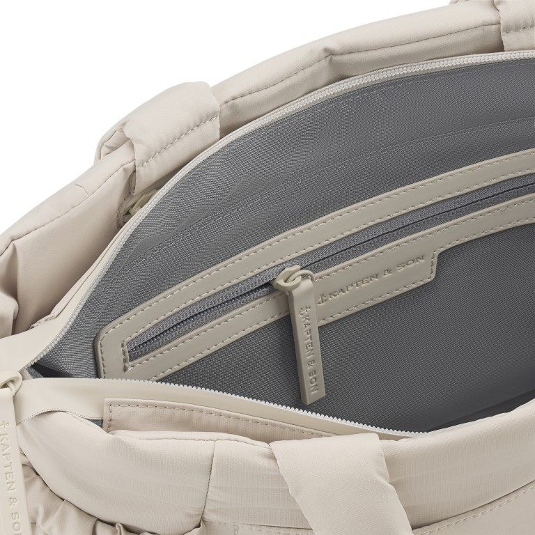 Shopper Hellvi Cloud M Sandstone, Farbe: beige, Marke: Kapten & Son, EAN: 4251145255596, Abmessungen in cm: 41.5x29x11.5, Bild 9 von 13