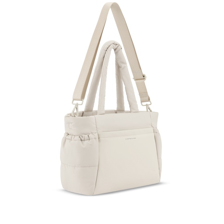 Shopper Hellvi Cloud M Sandstone, Farbe: beige, Marke: Kapten & Son, EAN: 4251145255596, Abmessungen in cm: 41.5x29x11.5, Bild 3 von 13