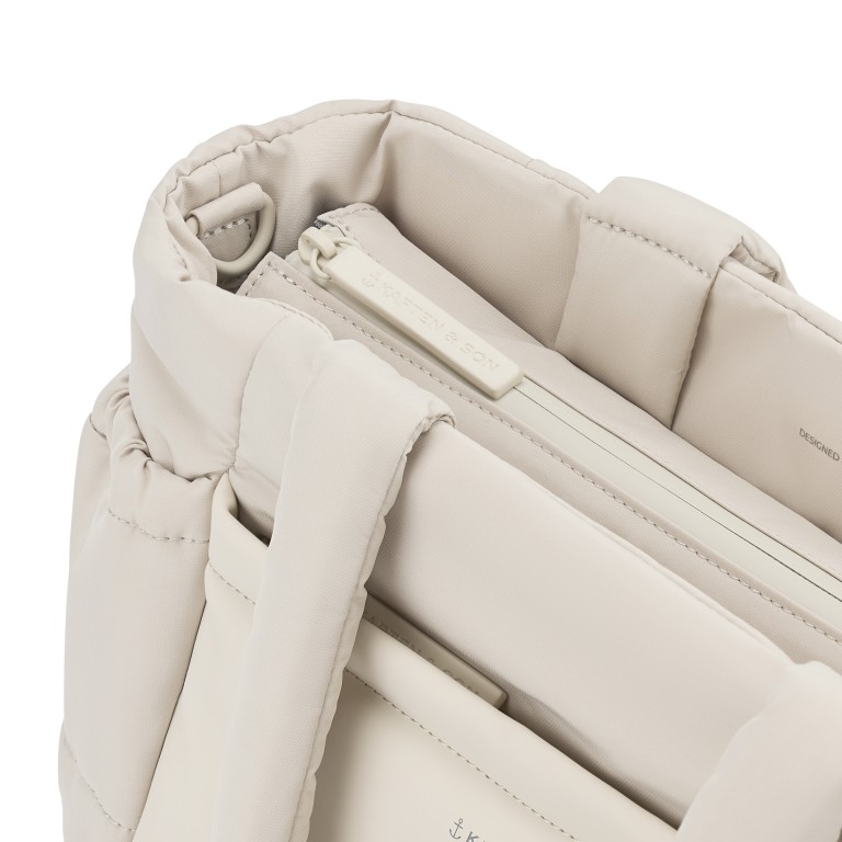 Shopper Hellvi Cloud M Sandstone, Farbe: beige, Marke: Kapten & Son, EAN: 4251145255596, Abmessungen in cm: 41.5x29x11.5, Bild 10 von 13