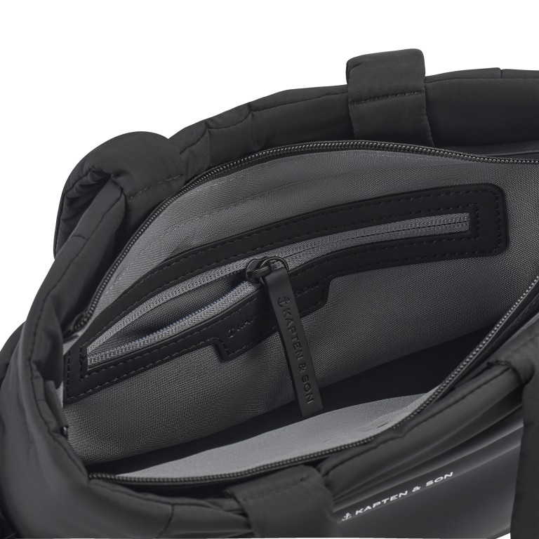 Handtasche Hellvi Cloud S All Black, Farbe: schwarz, Marke: Kapten & Son, EAN: 4251145255619, Abmessungen in cm: 33.5x25.5x5.5, Bild 9 von 13