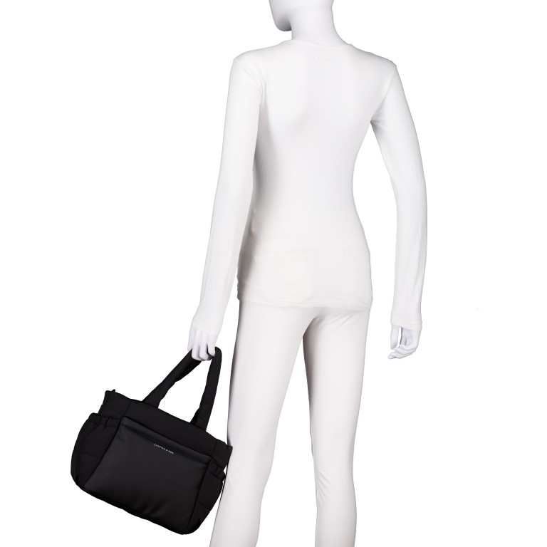 Handtasche Hellvi Cloud S All Black, Farbe: schwarz, Marke: Kapten & Son, EAN: 4251145255619, Abmessungen in cm: 33.5x25.5x5.5, Bild 5 von 13