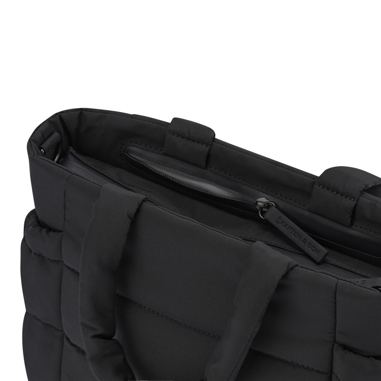 Handtasche Hellvi Cloud S All Black, Farbe: schwarz, Marke: Kapten & Son, EAN: 4251145255619, Abmessungen in cm: 33.5x25.5x5.5, Bild 12 von 13