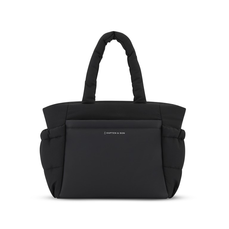 Handtasche Hellvi Cloud S All Black, Farbe: schwarz, Marke: Kapten & Son, EAN: 4251145255619, Abmessungen in cm: 33.5x25.5x5.5, Bild 1 von 13