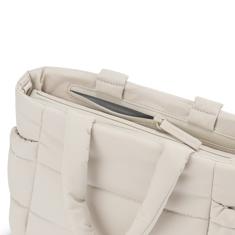 Handtasche Hellvi Cloud S Sandstone, Farbe: beige, Marke: Kapten & Son, EAN: 4251145255626, Abmessungen in cm: 33.5x25.5x5.5, Bild 12 von 13